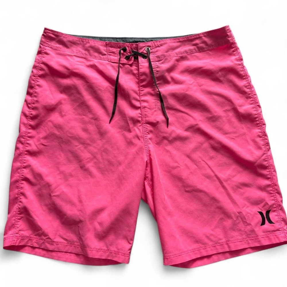 Hurley Men's Bright Pink Board Shorts